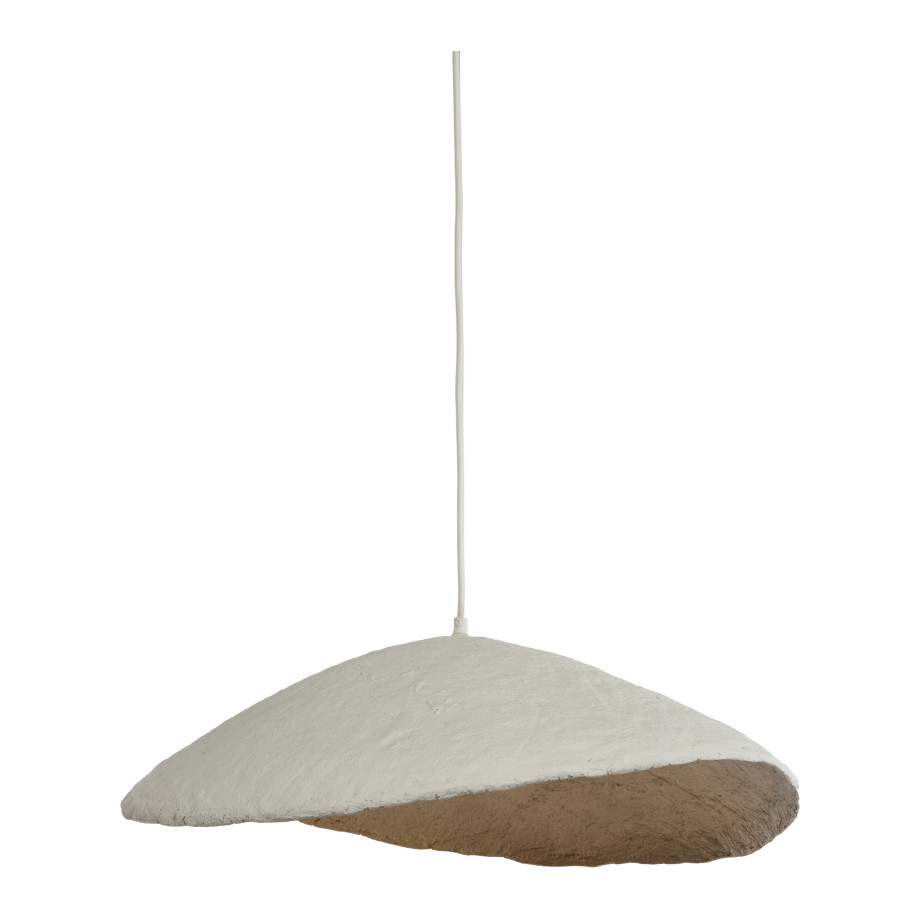 Light & Living Hanglamp 'Lonia' Papier Maché, 71cm, kleur Crème afbeelding 1