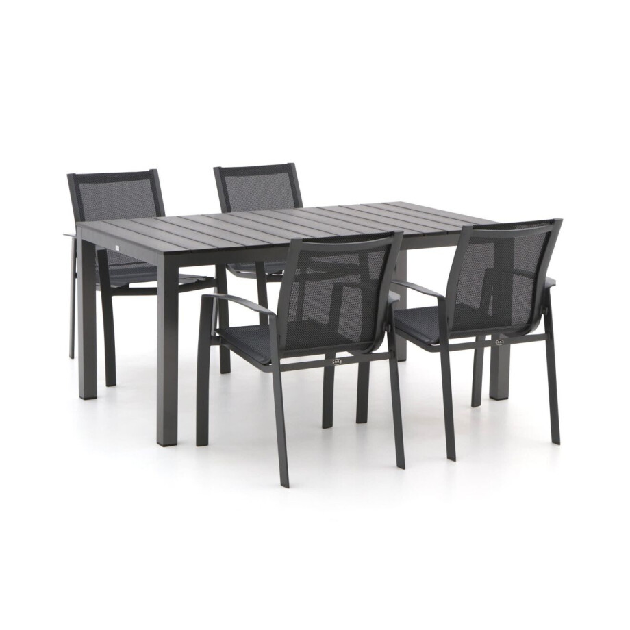 R&S Design Altea/Fidenza 160cm dining tuinset 5-delig stapelbaar - Laagste prijsgarantie! R&S Design Altea/Fidenza 160cm dining tuinset 5-delig stapelbaar - Laagste prijsgarantie! afbeelding 1