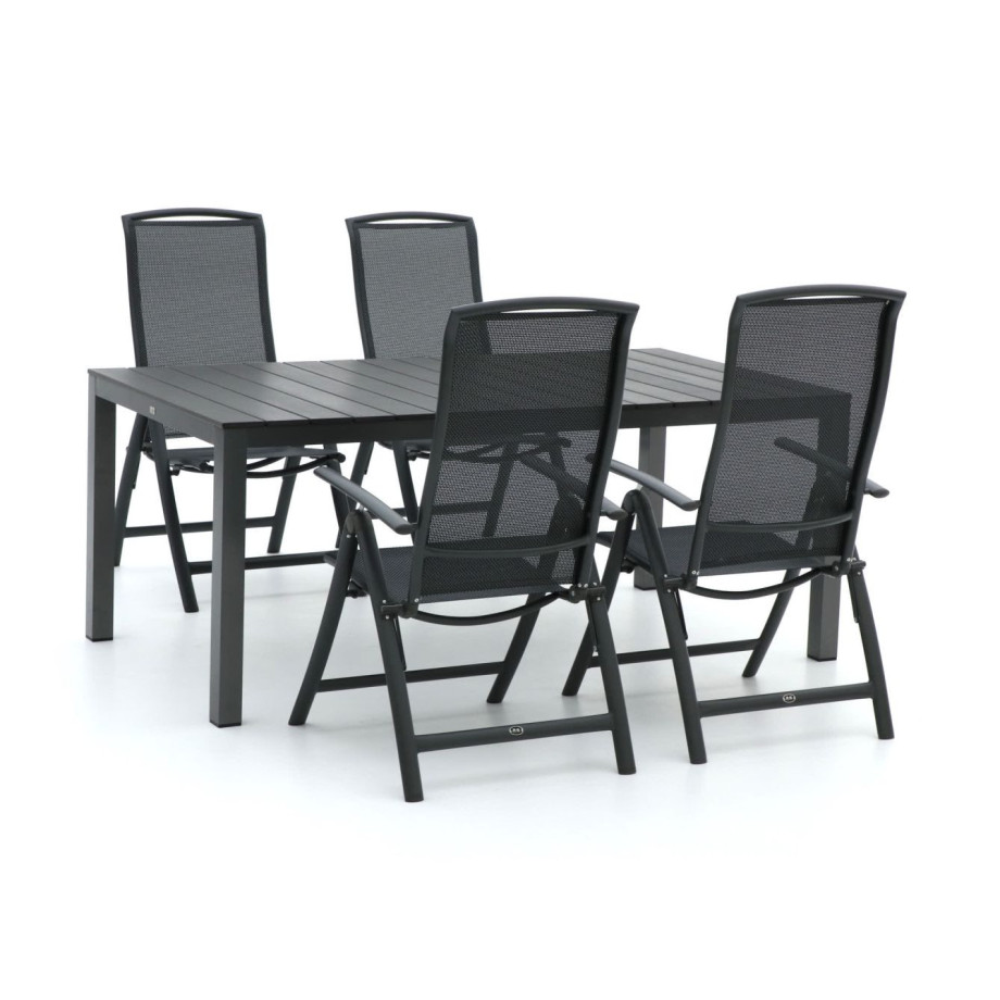 R&S Design Capri/Fidenza 183cm dining tuinset 5-delig verstelbaar - Laagste prijsgarantie! afbeelding 1