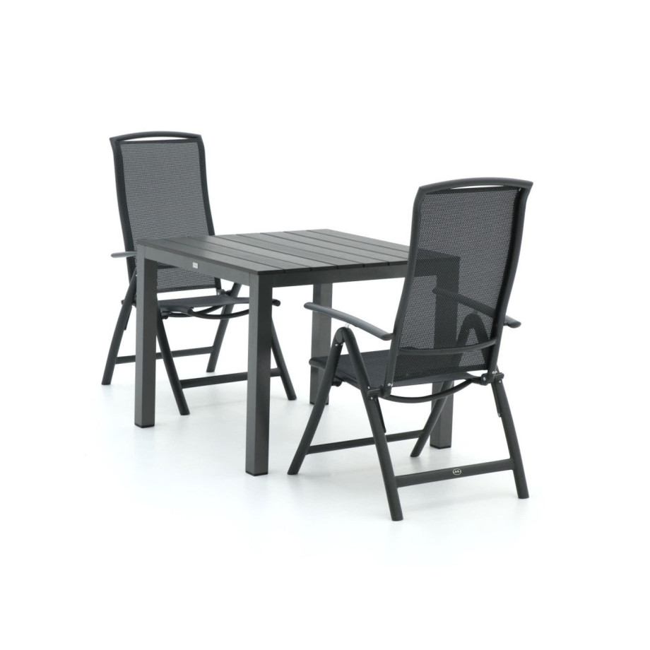 R&S Design Capri/Fidenza 90cm dining tuinset 3-delig verstelbaar - Laagste prijsgarantie! afbeelding 1