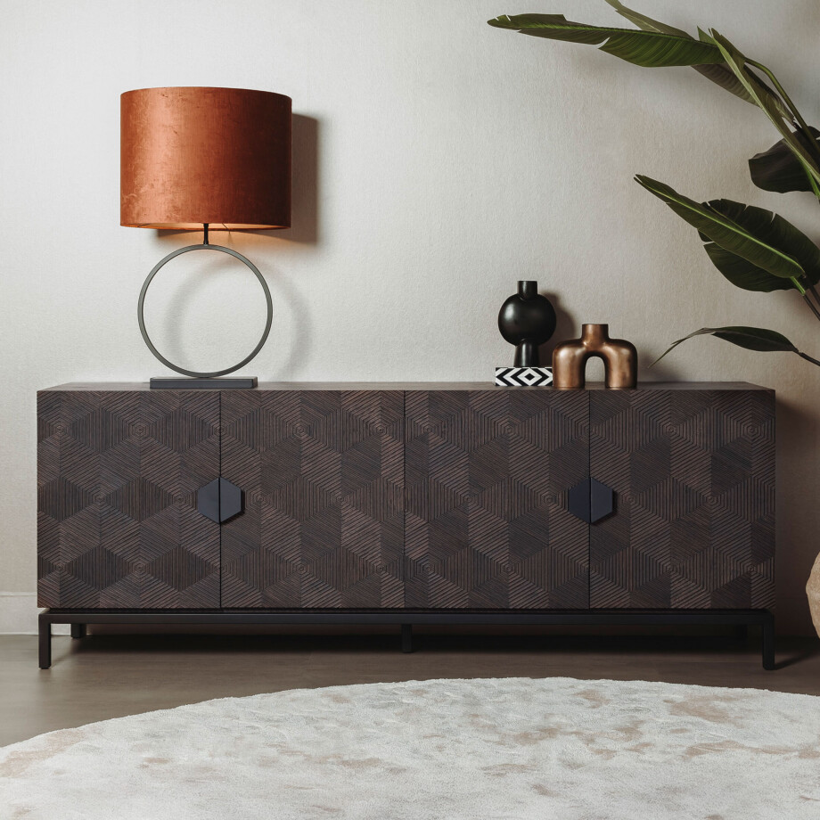 Tower Living Dressoir 'San Marino' Eiken, 210cm afbeelding 