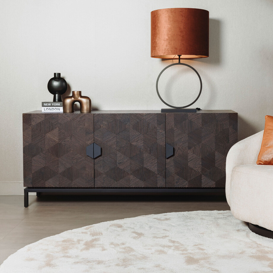 Tower Living Dressoir 'San Marino' Eiken, 180cm afbeelding 