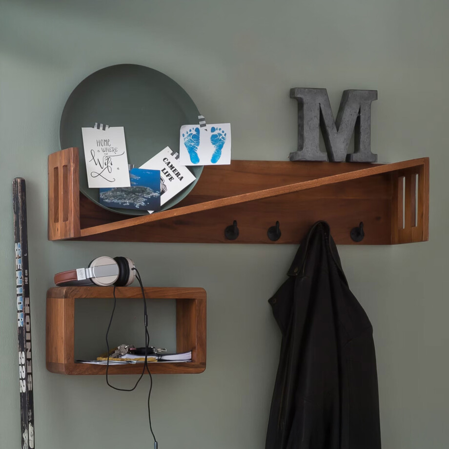 Artistiq Kapstok 'Cyrstal' Mangohout, 90cm afbeelding 