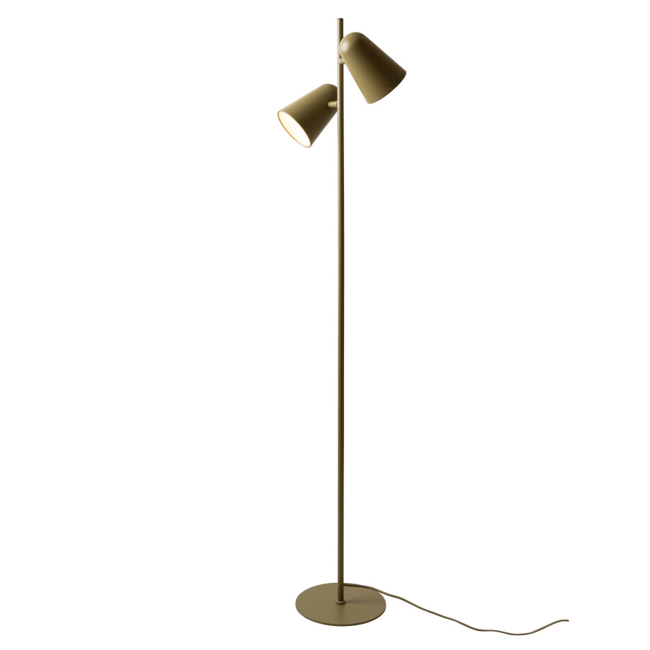 its about RoMi Vloerlamp 'Salamanca' 2-lamps, kleur Olijfgroen afbeelding 1
