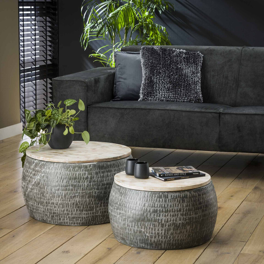 Ronde salontafel set Sardo afbeelding 1