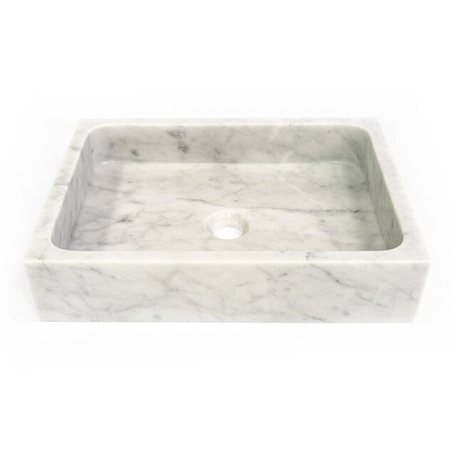 Saniclass Dia Waskom - 50x36x11cm - natuursteen marmer - afbeelding 1