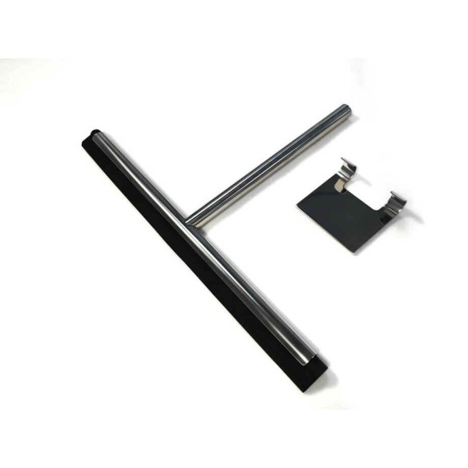 Saniclass Dual Glaswisser - inclusief haak - RVS YZ-G09 Saniclass Dual Glaswisser - inclusief haak - RVS YZ-G09 afbeelding 1