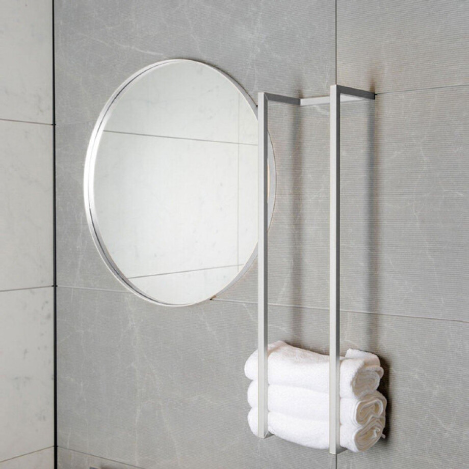 Saniclass Dual Handdoekrek - 95x25x20cm - mat wit 33768-96848 Saniclass Dual Handdoekrek - 95x25x20cm - mat wit 33768-96848 afbeelding 1