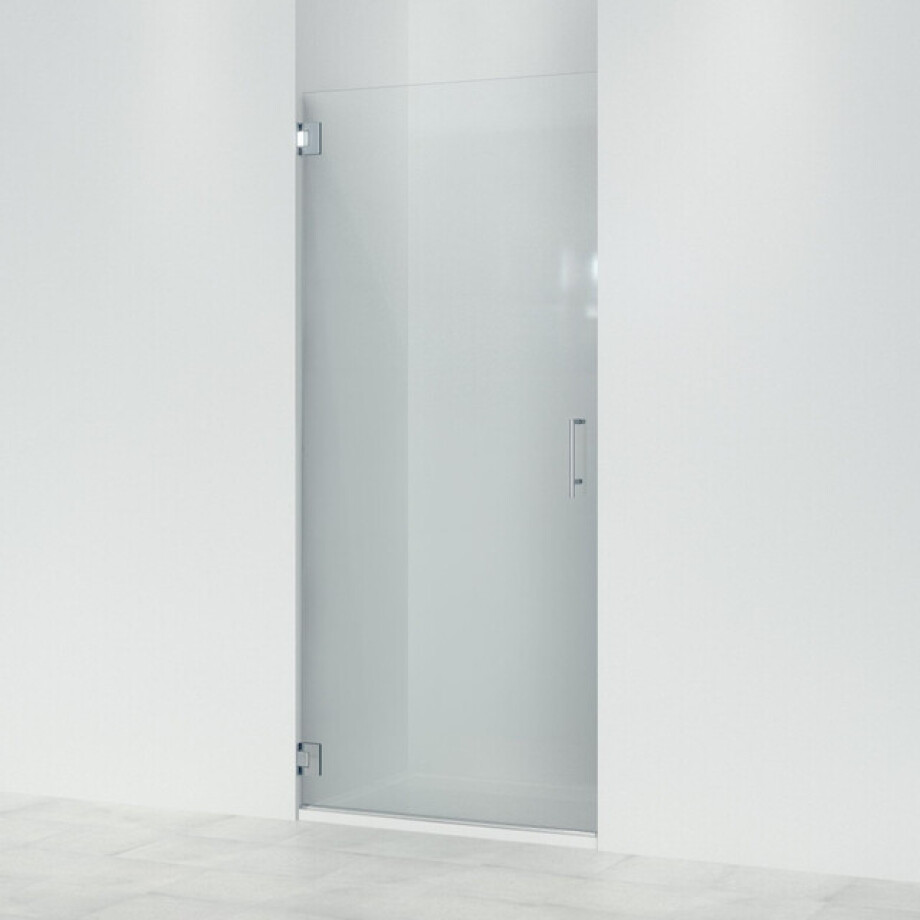 Marenza Neptune Douchedeur - 90x200cm - profielloos - veiligheidsglas - anti kalk - chroom SW1122548/SW1122560 afbeelding 1