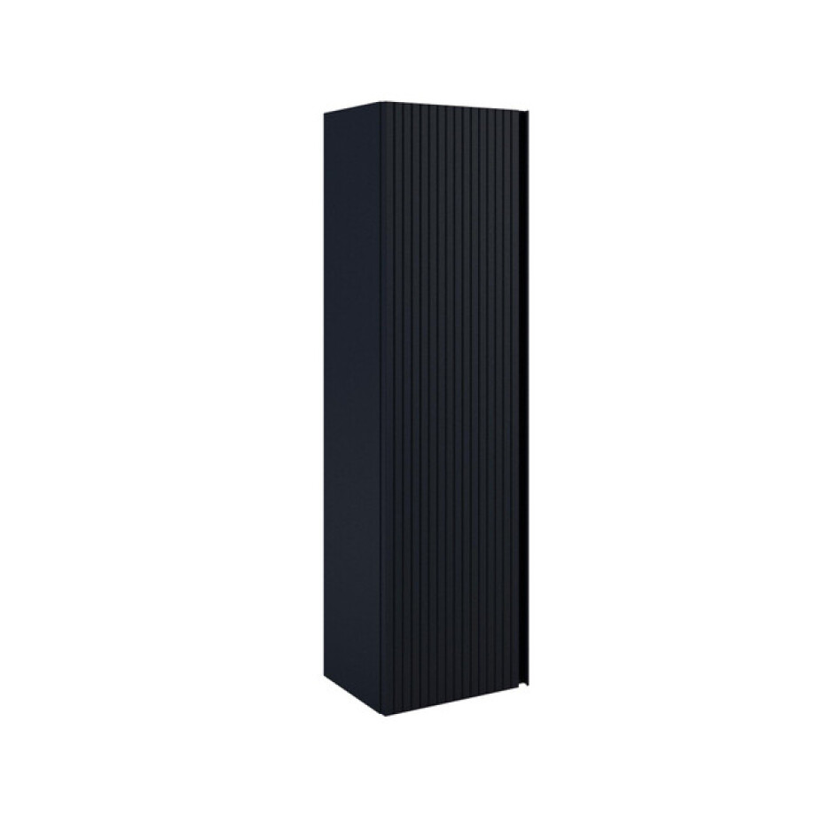 Saniclass Prime Blend Hoge Kast - 120x34.5x27.5cm - 1 deur - mat marine blauw - MDF ARES_HIGH_CABINET_Navy Blue afbeelding 1