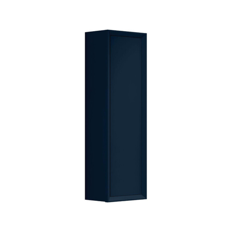 Saniclass Prime Core Hoge Kast - 120x34.5x27cm - 1 deur - mat marine blauw - MDF 70871 afbeelding 1