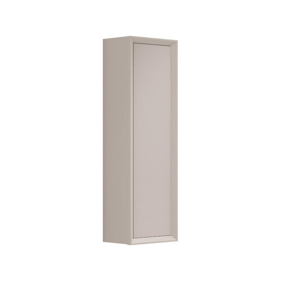 Saniclass Prime Core Hoge Kast - 120x34.5x34.5cm - 1 deur - mat cotton (beige) - MDF 88483 Saniclass Prime Core Hoge Kast - 120x34.5x34.5cm - 1 deur - mat cotton (beige) - MDF 88483 afbeelding 1