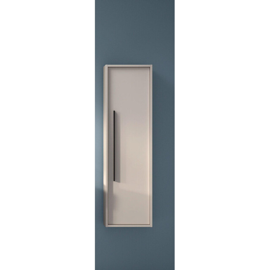 Saniclass Prime Essential Hoge Kast - 120x35x35cm - 1 deur - mat cotton (beige) - MDF AQUA_HIGH_CABINET_Cotton afbeelding 1
