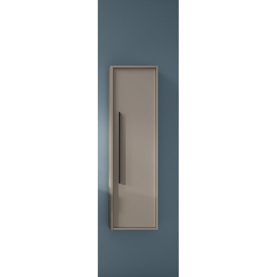 Saniclass Prime Essential Hoge Kast - 120x35x35cm - 1 deur - taupe - MDF AQUA_HIGH_CABINET_Quarzo Saniclass Prime Essential Hoge Kast - 120x35x35cm - 1 deur - taupe - MDF AQUA_HIGH_CABINET_Quarzo afbeelding 1
