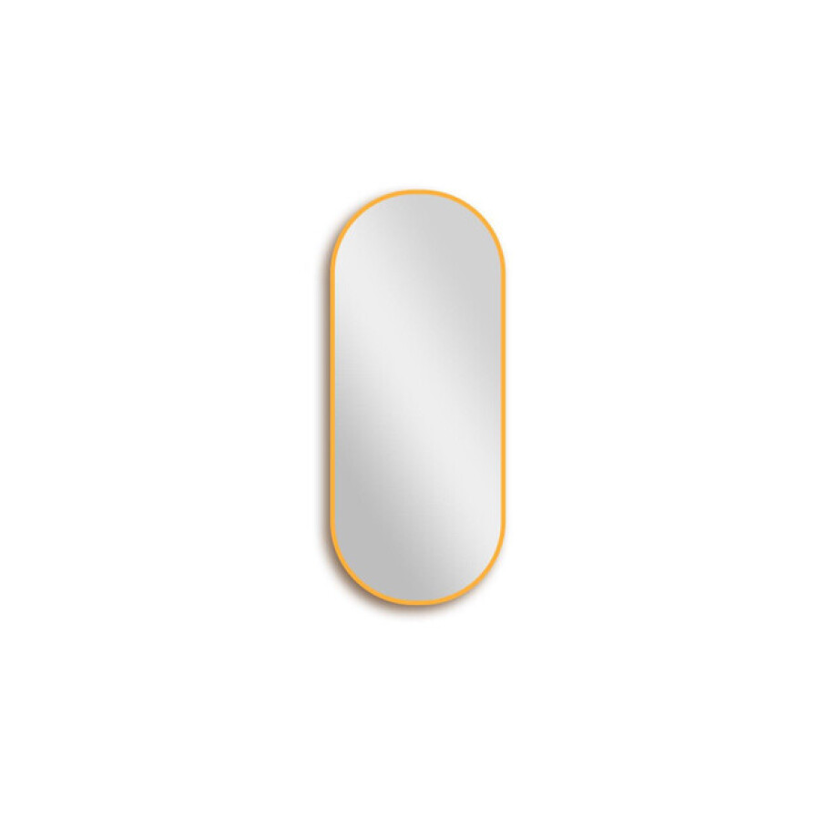 Saniclass Retro Line 2.0 Spiegel - ovaal 90x38cm - frame - mat goud SW8-G Saniclass Retro Line 2.0 Spiegel - ovaal 90x38cm - frame - mat goud SW8-G afbeelding 1