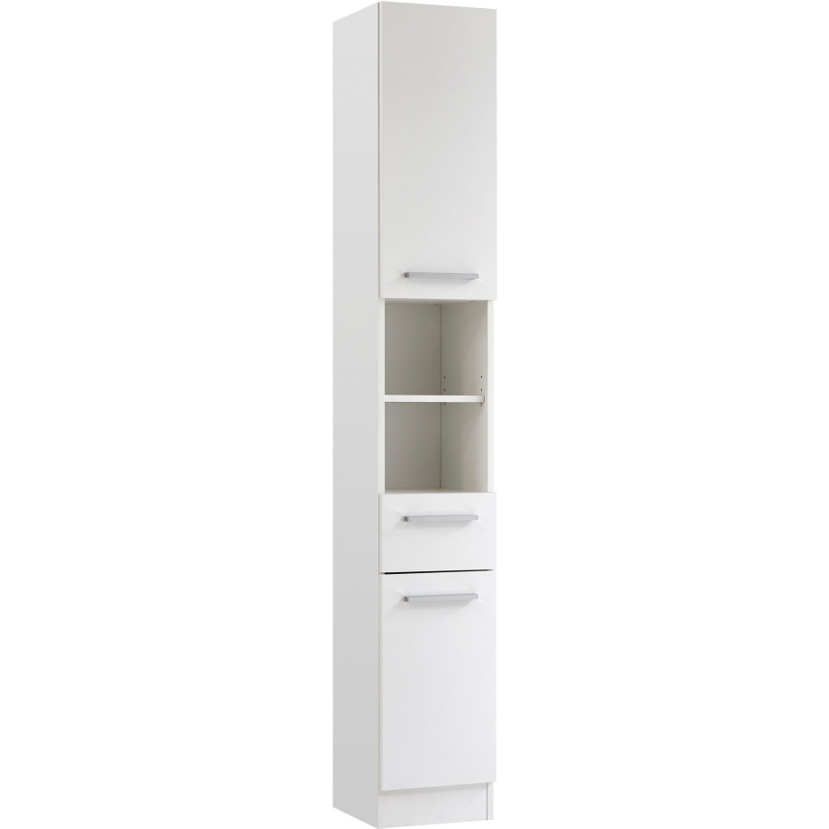 Saphir Hoge kast Quickset 335 Badkamermeubel 30 cm breed, 2 deuren, 1 nis, 1 lade afbeelding 1