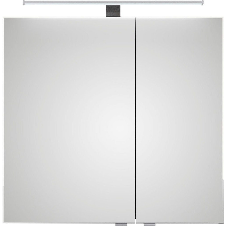 Saphir Spiegelkast 6005 Sprint badkamermeubel, 2 spiegeldeuren, 2 legplanken, 75 cm breed afbeelding 1