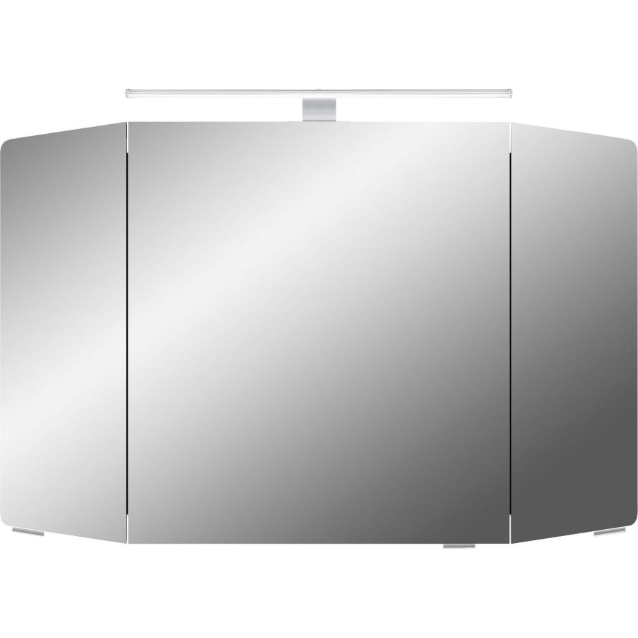 Saphir Spiegelkast Cassca Sprint badkamermeubel, 3 spiegeldeuren, 6 legplanken, 100 cm breed afbeelding 1