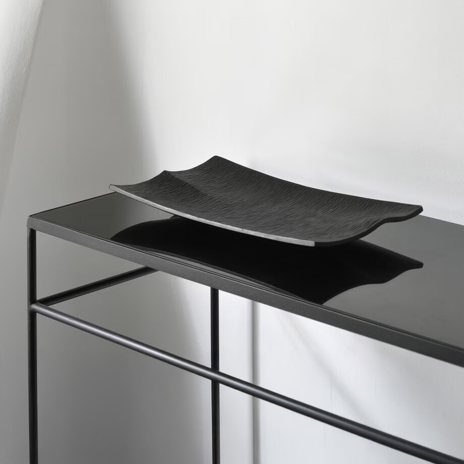 Ethnicraft Schaal 'Japan' Mahoniehout, 40 x 21cm afbeelding 1