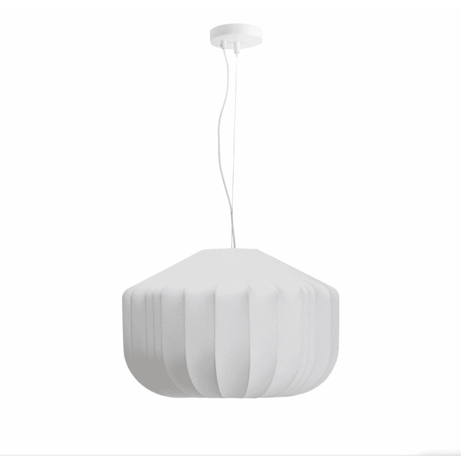 Kave Home Hanglamp 'Somar' 51cm, kleur Wit afbeelding 1