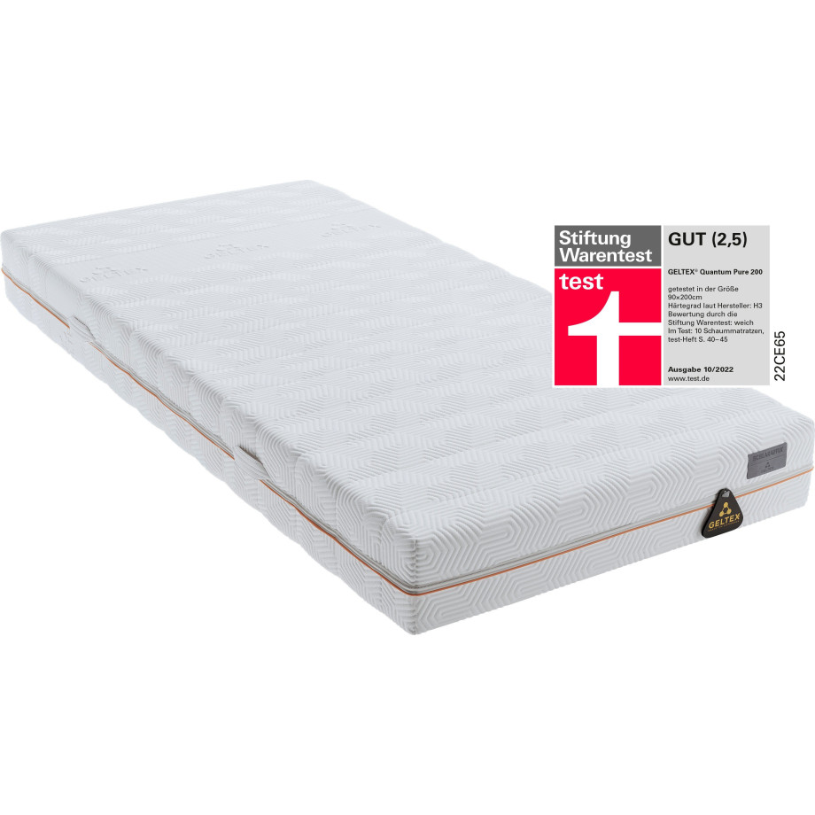 Schlaraffia Gelschuimmatras Matras GELTEX Quantum pure 200, matras in verschillende afmetingen hoogte 20 cm afbeelding 1