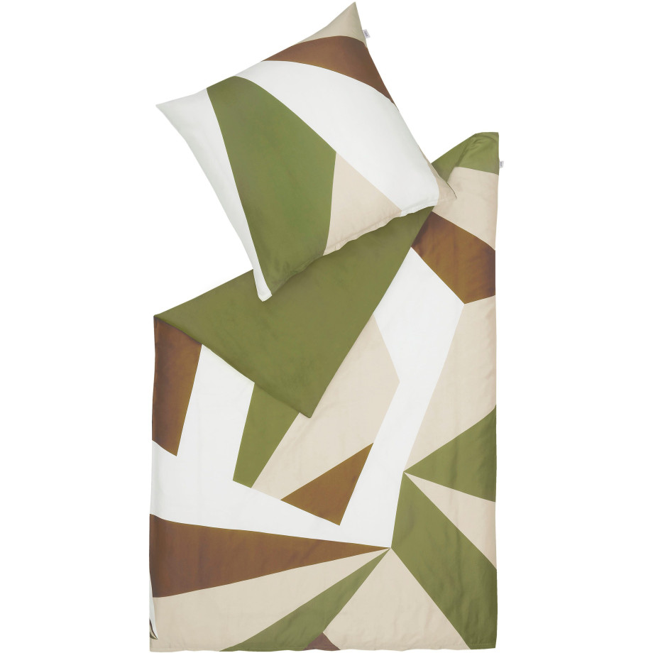 SCHÖNER WOHNEN-KOLLEKTION Beddengoed Origami van duurzamer katoen (2-delig) afbeelding 1