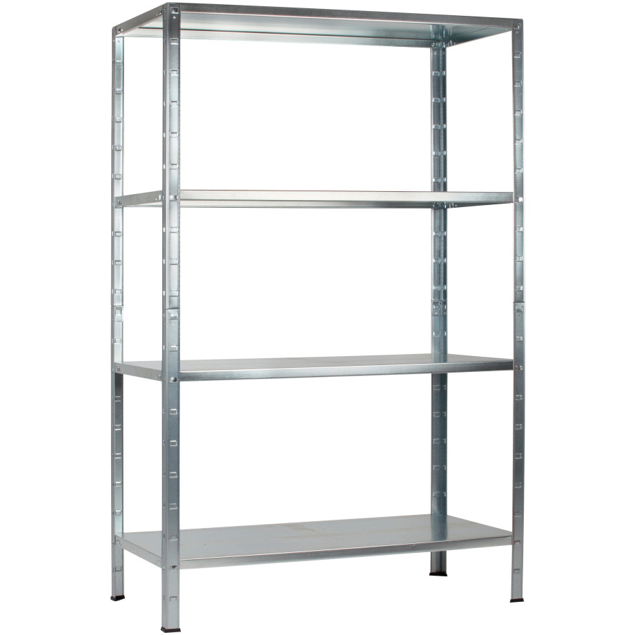 SCHULTE Regalwelt Stellingkast Montagesysteem basiskast Metaal verzinkt, 1800x600x400 mm, 4 planken afbeelding 1