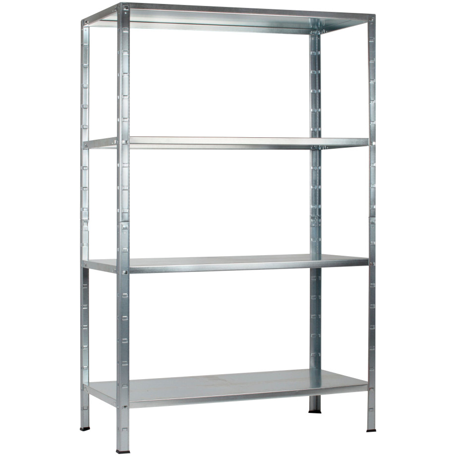 SCHULTE Regalwelt Stellingkast Montagesysteem basiskast Metaal verzinkt, 1800x750x350 mm, 4 planken afbeelding 1