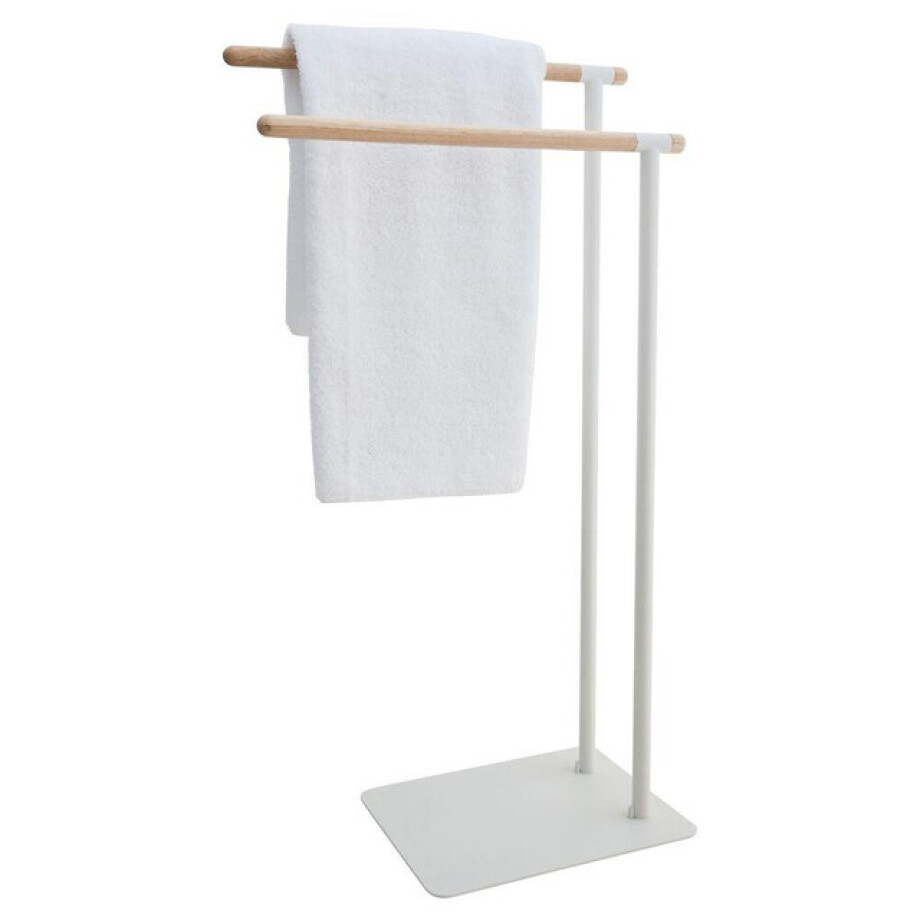 Sealskin Brix Handdoekrek Metaal/Hout Wit 362473210 Sealskin Brix Handdoekrek Metaal/Hout Wit 362473210 afbeelding 1