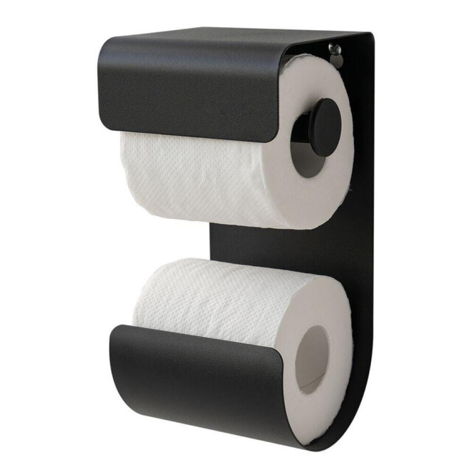 Sealskin Brix Toiletrolhouder Metaal Zwart 362471819 afbeelding 1