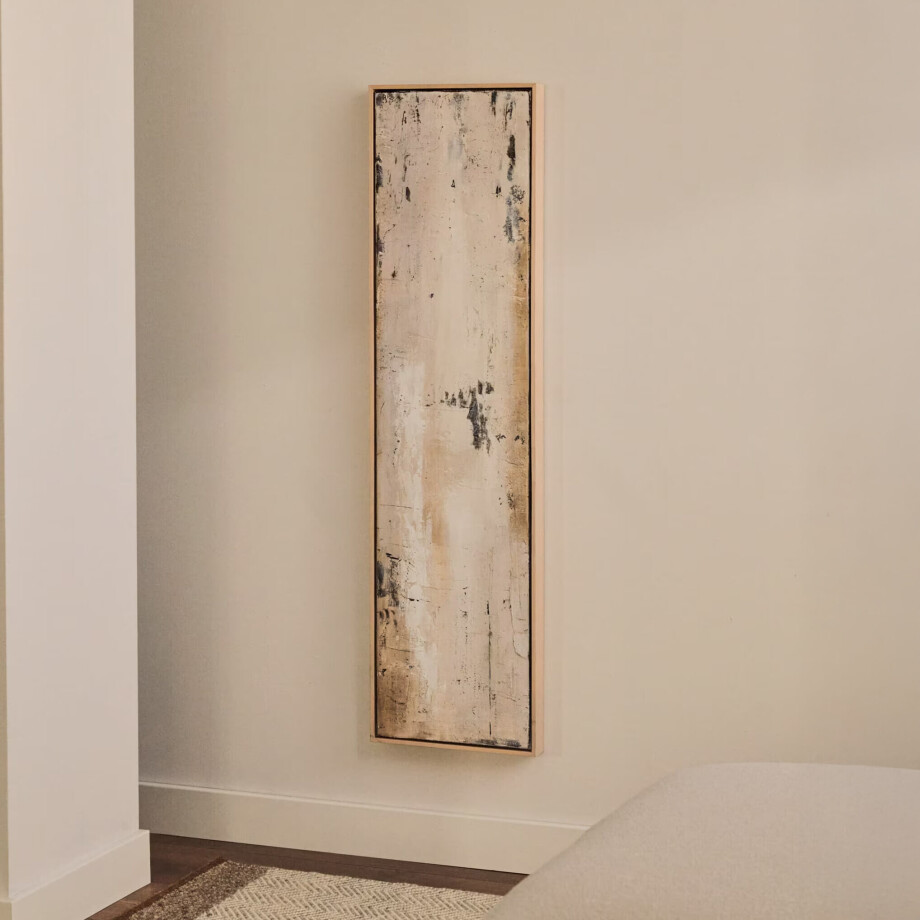 Kave Home Schilderij 'Selnar' 122 x 32cm, kleur Grijs afbeelding 1