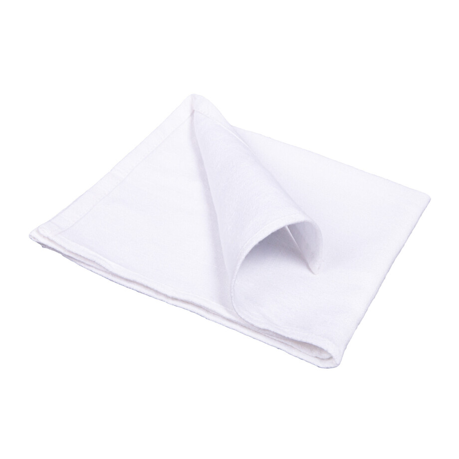 QUVIO Servet - Katoen - 40x40cm - Wit QUVIO Servet - Katoen - 40x40cm - Wit afbeelding 1