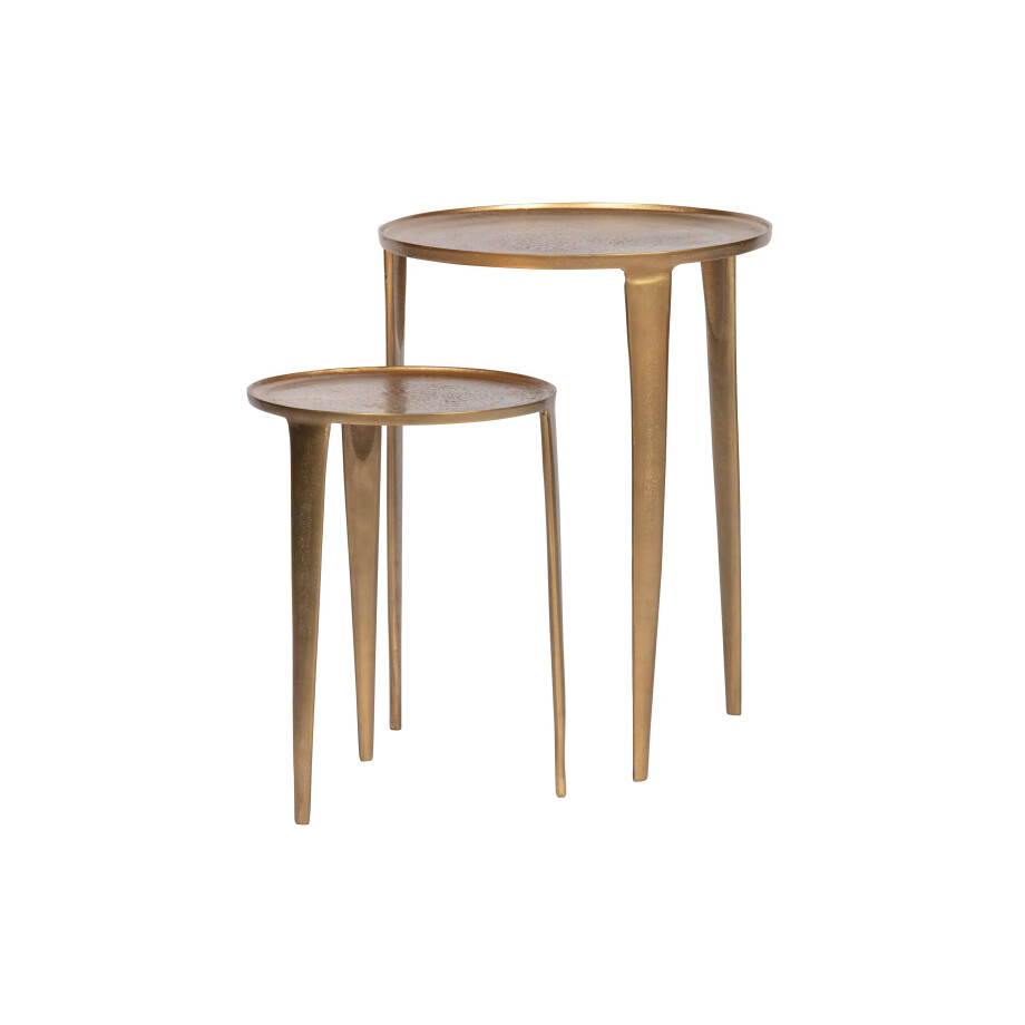 Set van 2 bijzettafels Medallion | BePureHome afbeelding 1