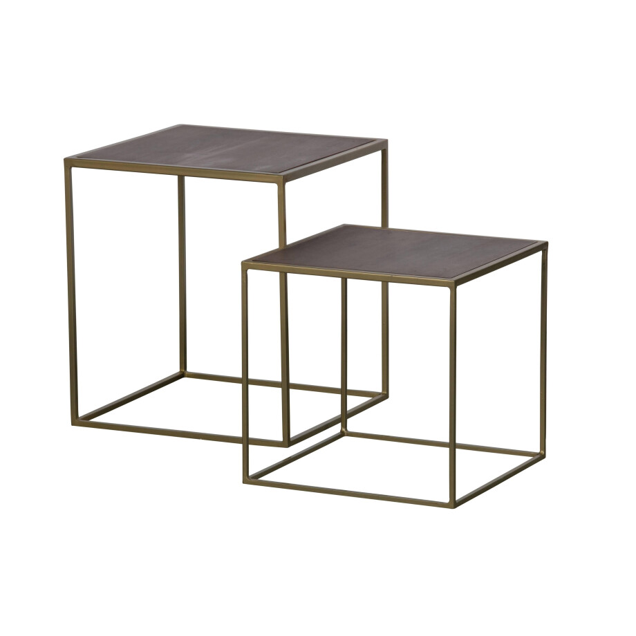 Set van 2 bijzettafels Nest | BePureHome afbeelding 1