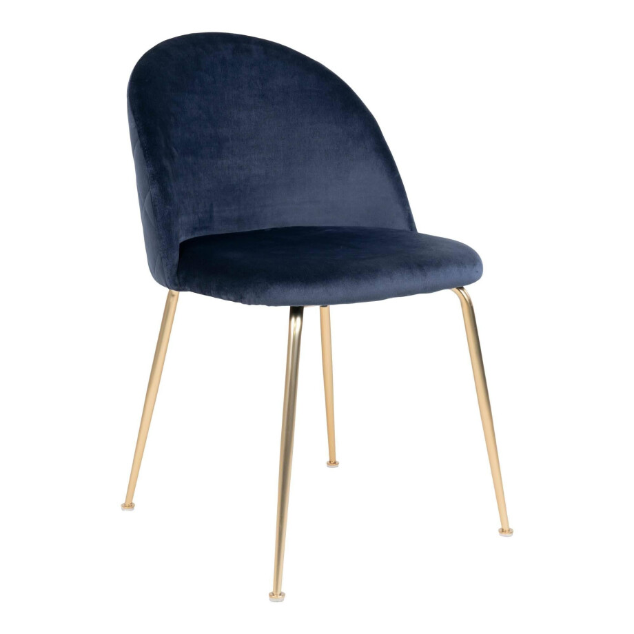Set van 2 eetkamerstoelen Geneve velvet | House Nordic afbeelding 1