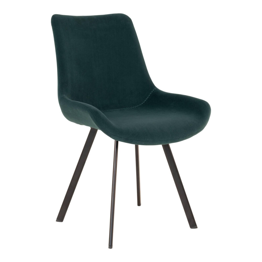 Set van 2 eetkamerstoelen Memphis velvet | House Nordic afbeelding 1