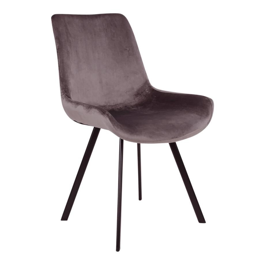 Set van 2 eetkamerstoelen Memphis velvet | House Nordic afbeelding 1