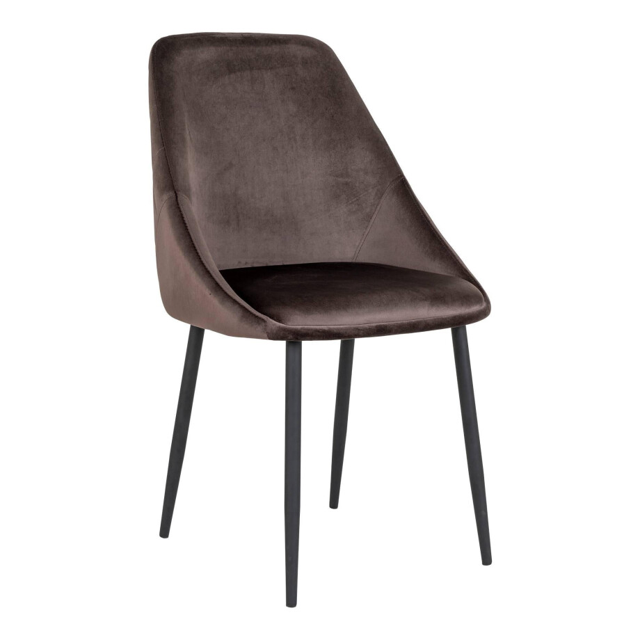 Set van 2 eetkamerstoelen Porto velvet | House Nordic afbeelding 1