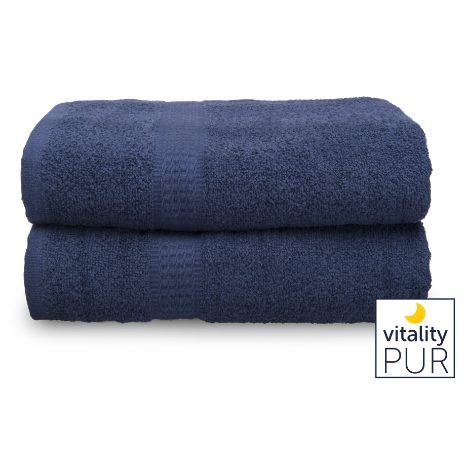 Set van 2 handdoeken Marine | Vitality Pur afbeelding 1