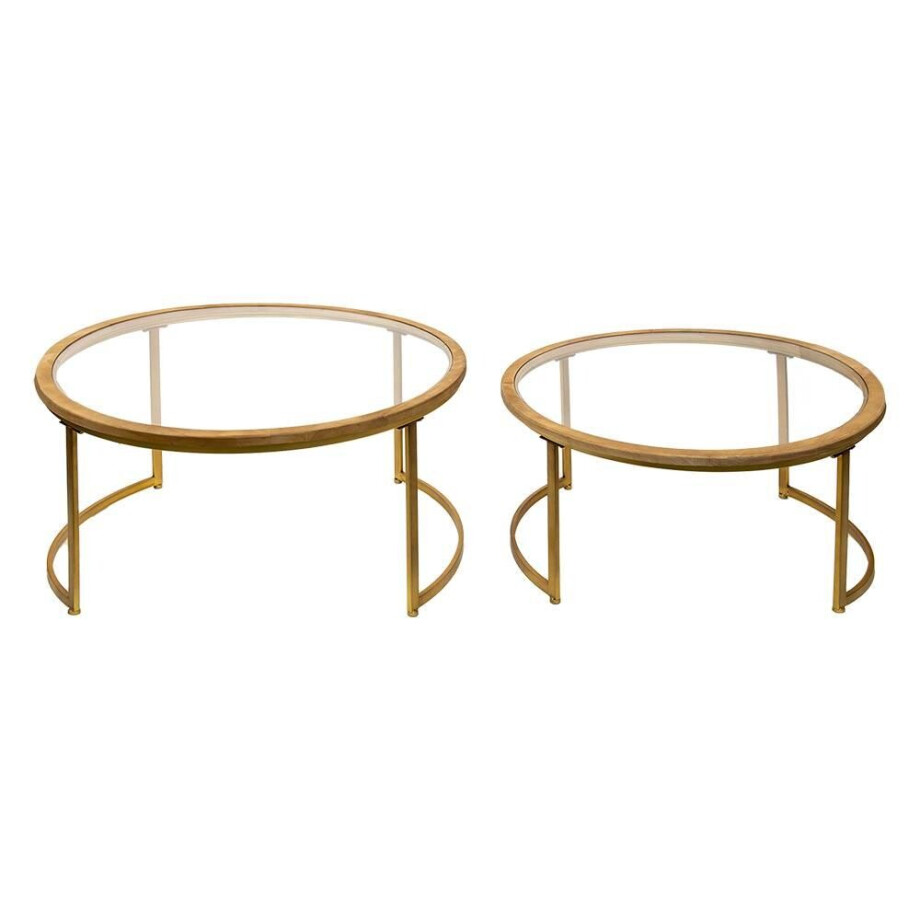 Set van 2 salontafels Aldrik | Clayre & Eef afbeelding 1