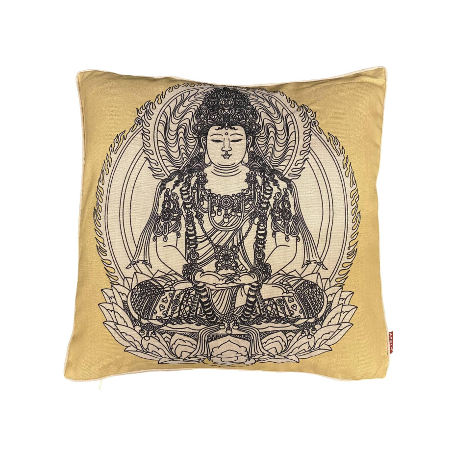 Set van 2 Sierkussens Buddha | Furnilux afbeelding 1