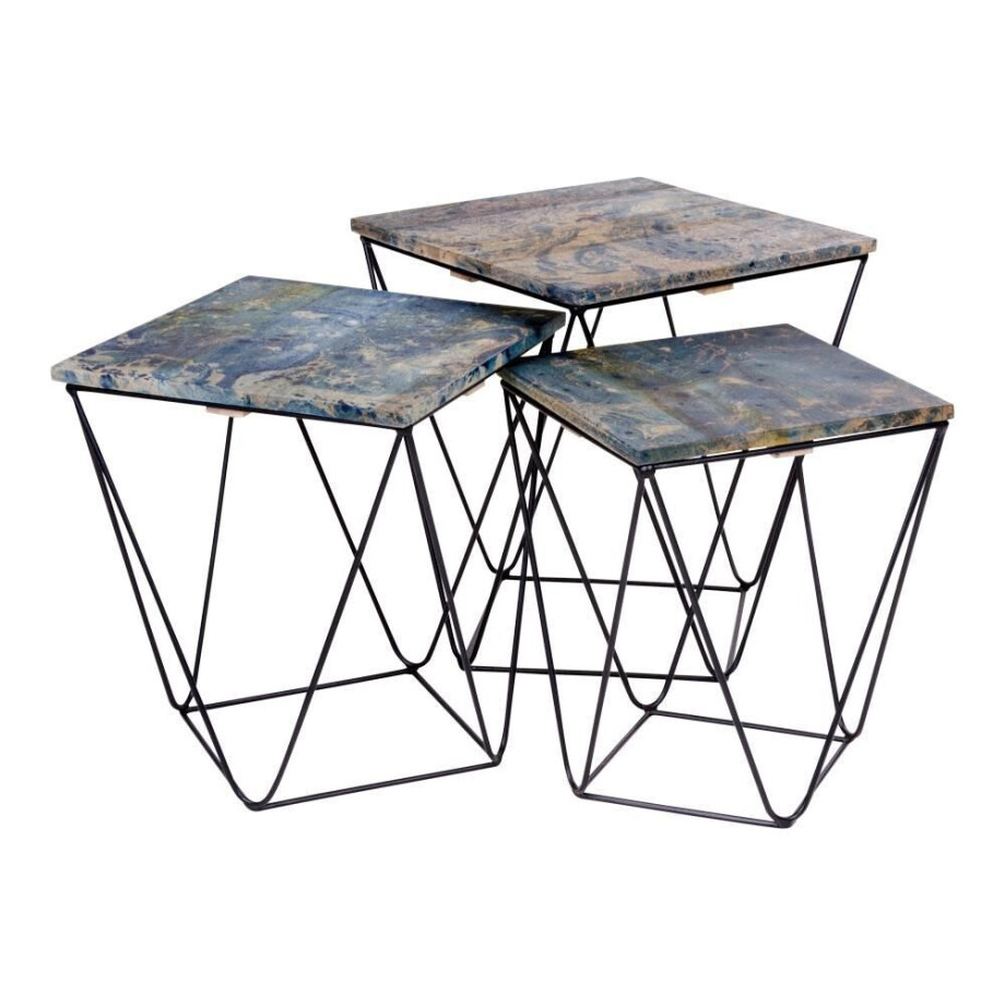 Set van 3 bijzettafels Ranchi | House Nordic afbeelding 1
