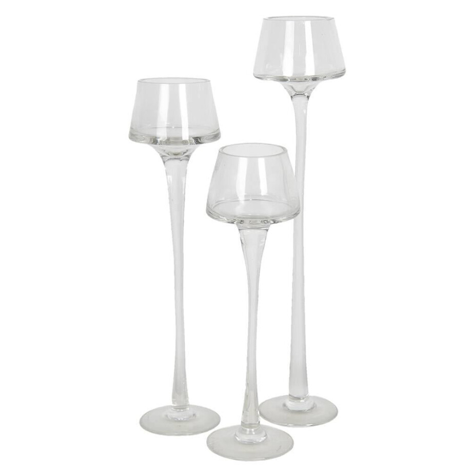Set van 3 waxinelichthouders Rexford | Clayre & Eef afbeelding 1