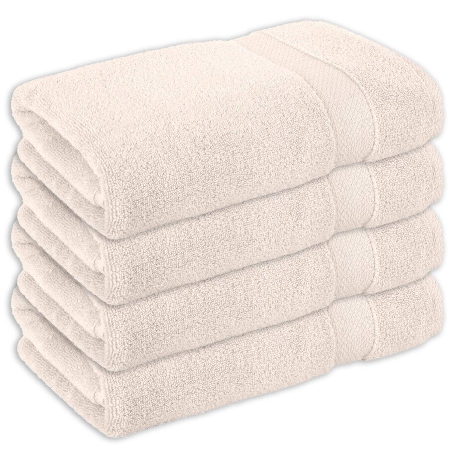 Set van 4 handdoeken Sofia | Vitality Pur afbeelding 1