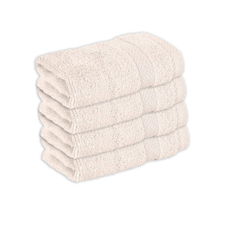 Set van 4 handdoeken Sofia | Vitality Pur Set van 4 handdoeken Sofia | Vitality Pur afbeelding 1