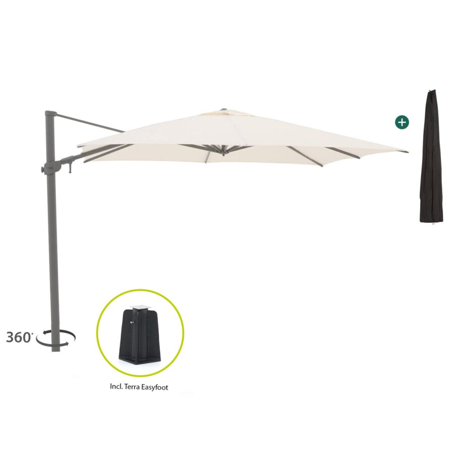Shadowline Austin zweefparasol 300x300cm - Laagste prijsgarantie! afbeelding 1
