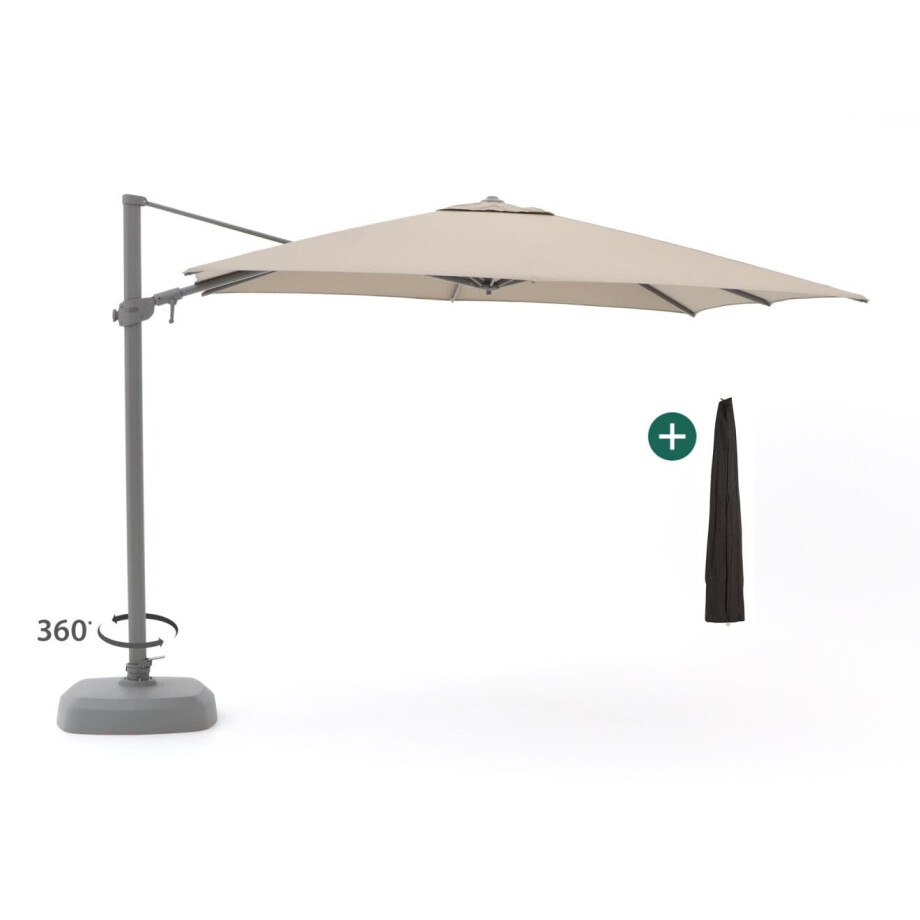 Shadowline Austin zweefparasol 300x300cm - Laagste prijsgarantie! Shadowline Austin zweefparasol 300x300cm - Laagste prijsgarantie! afbeelding 1