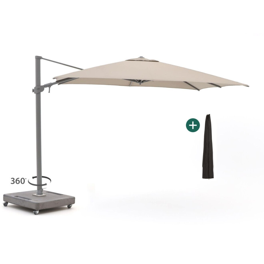Shadowline Austin zweefparasol 300x300cm - Laagste prijsgarantie! Shadowline Austin zweefparasol 300x300cm - Laagste prijsgarantie! afbeelding 1