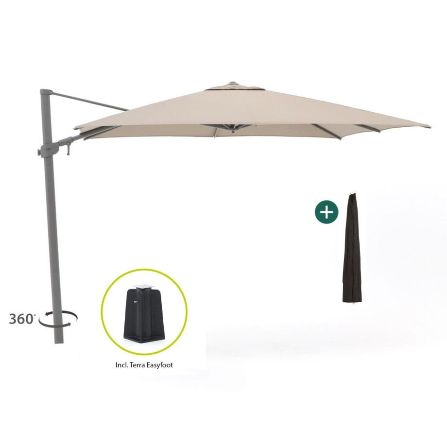 Shadowline Austin zweefparasol 300x300cm - Laagste prijsgarantie! Shadowline Austin zweefparasol 300x300cm - Laagste prijsgarantie! afbeelding 1