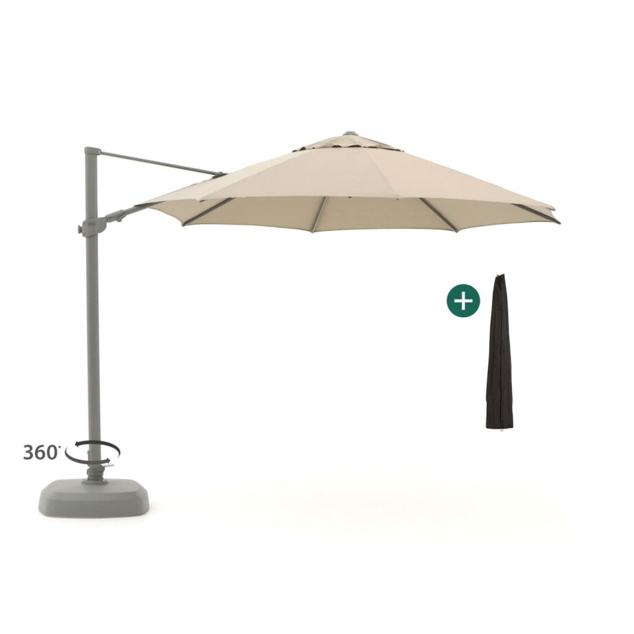 Shadowline Austin zweefparasol ø 350cm - Laagste prijsgarantie! afbeelding 1